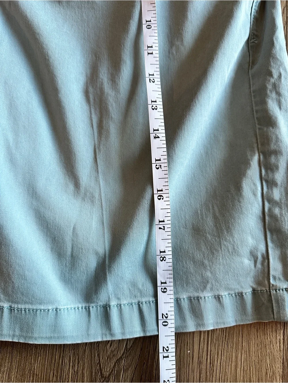 Tommy Bahama Men's Blue Cotton Chino Shorts Flat Front Slash Pockets Solid 36